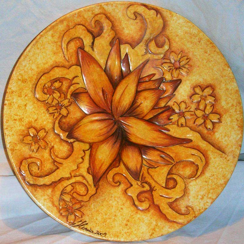 Pittura su ceramica arte decorazioni e oggettistica for Decorazioni piatti