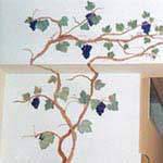Decorazioni murali - Uva fragola in cucina - cod#PM-A3