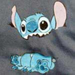 T-shirt Disney: Stitch - Su fondo grigio - cod#PS-E8
