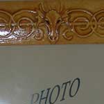 Cornice in legno decorata in rilievo - cod#PL-G10