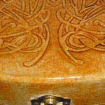 Disegni e simboli celtici - Baule in legno - cod#PL-C3