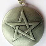 Amuleto pentacolo magico. Simbolo esoterico - cod#IO-A2